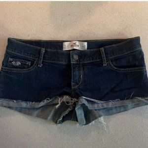 Low rise Hollister jean shorts